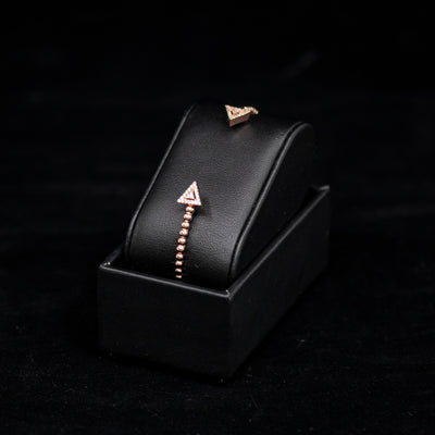 14KR Bangle bead arrow ends