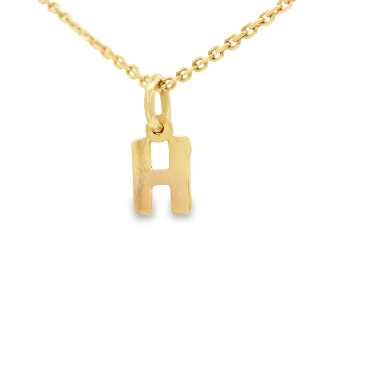PENDANT 14K LETTER H