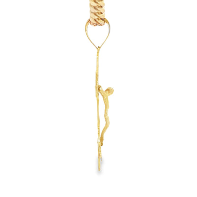 YELLOW 14 KARAT CHARM WEIGHT: 5.6G
SIZE/ OTHER: C