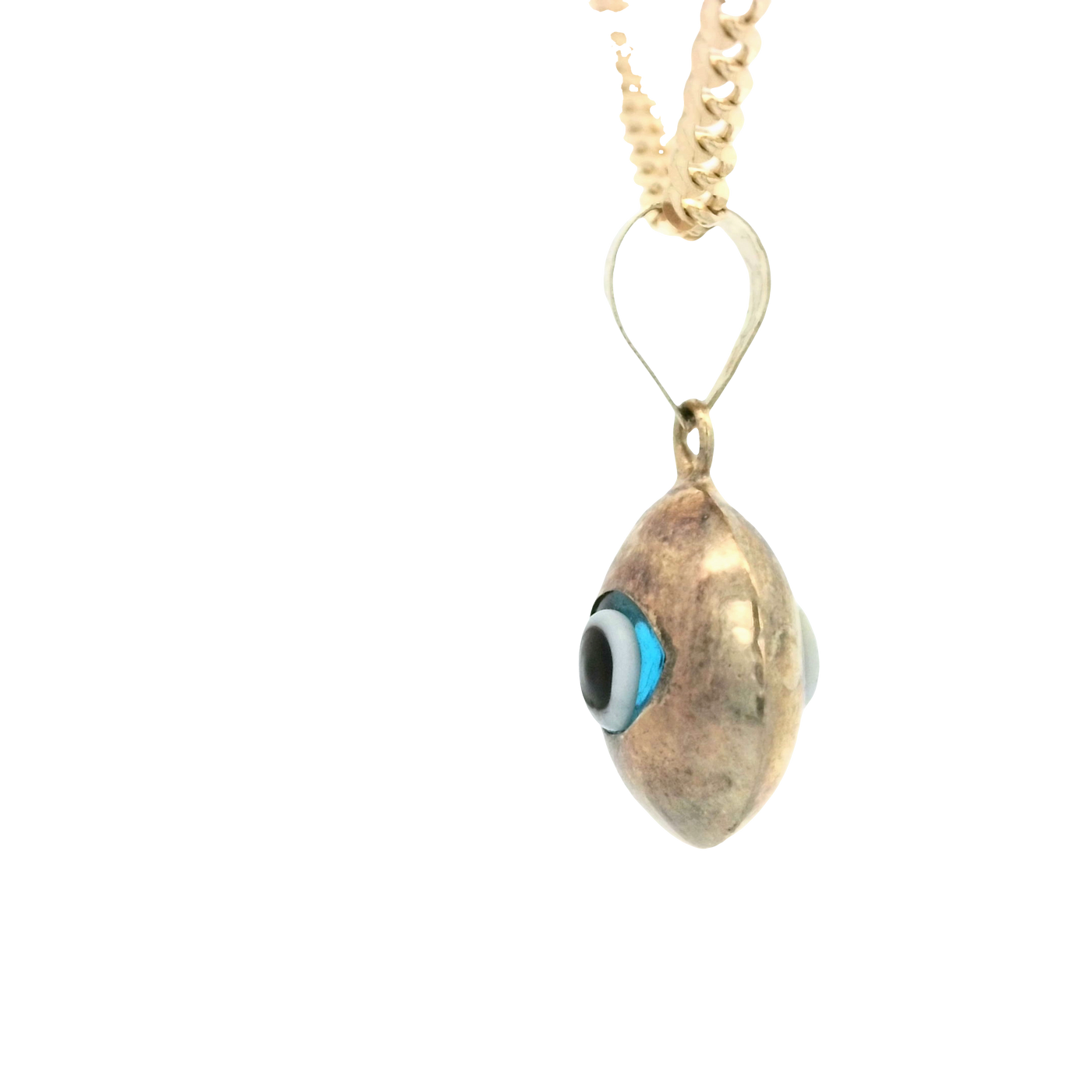 PENDANT 14K Eye Evil Blue Plain