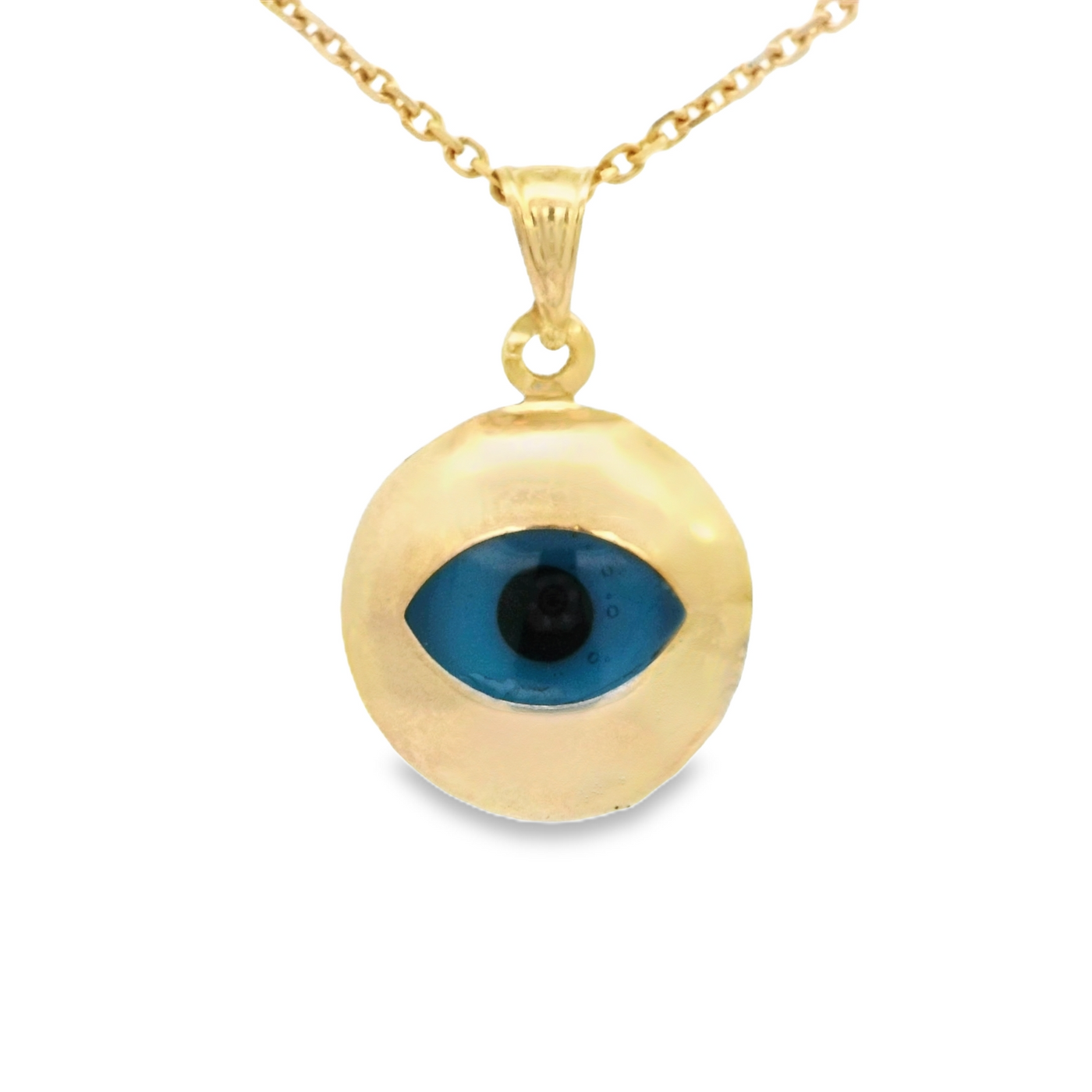 14 KARAT CHARM 
EVIL EYE BLUE