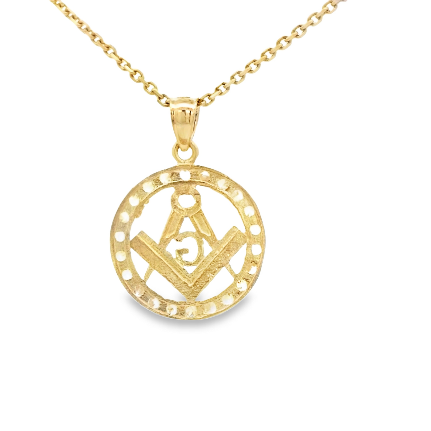PENDANT 14KP MASON TWO TONE