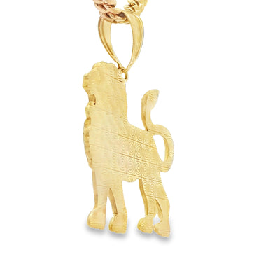 14 KARAT CHARM WEIGHT: 6.5G : LION FULL BODY