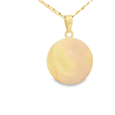 14 KARAT CHARM WEIGHT: 2.5 : GUADALUPE ROUND DC ST