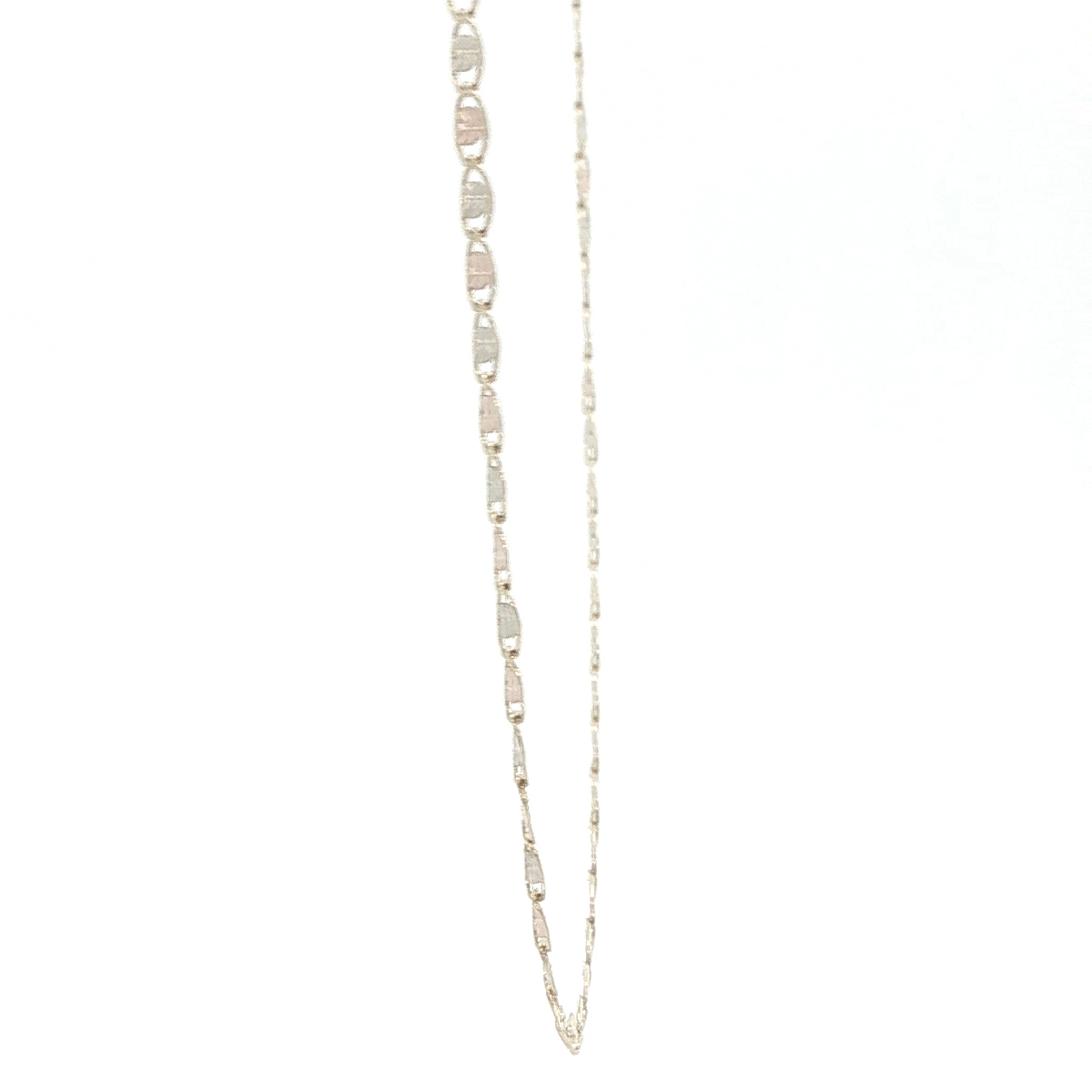 14 KARAT CHAIN HEART STARBURST TRI COLOR