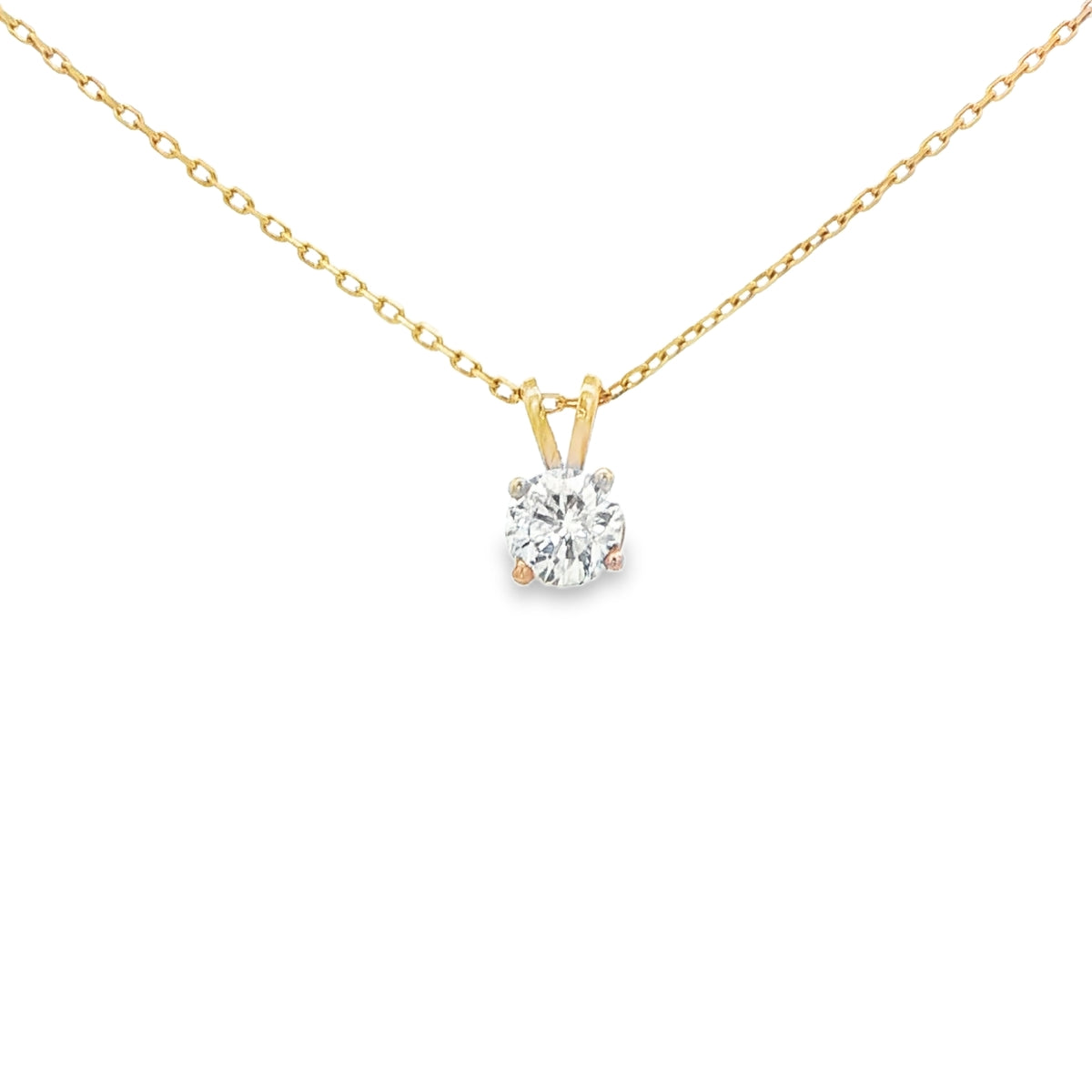 14 KARAT PENDANT NATURAL DIAMOND