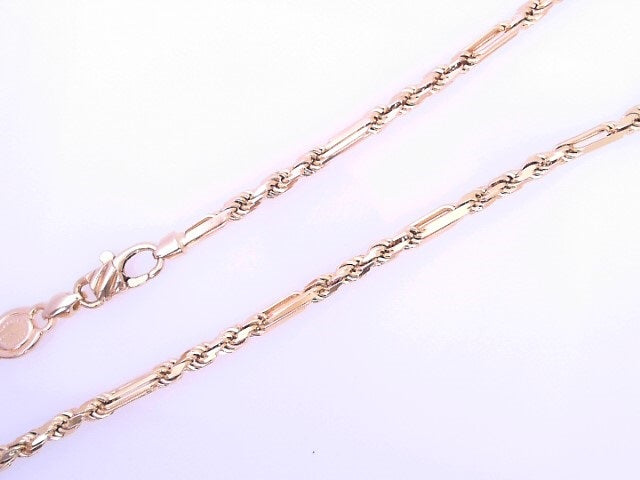 10 KARAT ROLO CHAIN LENGTH: 24 WEIGHT: 48.4G : 4.7