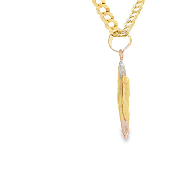 PENDANT 14K 2.6G JESUS GUADALUPE DC 2DOUBLE SIDE O