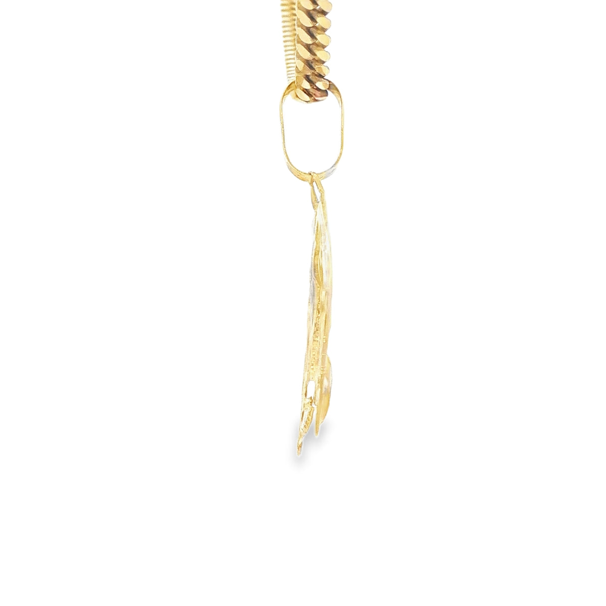 18 KARAT CHARM WEIGHT: 1.8G  HORSE SHOE WITH HORSE