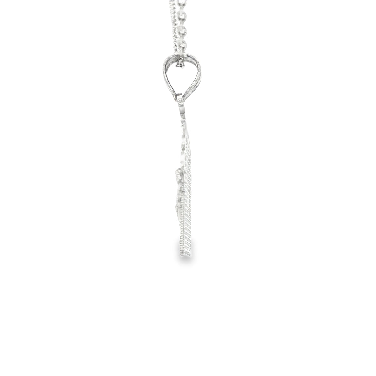 WHITE 14K PENDANT BAPTISIM
