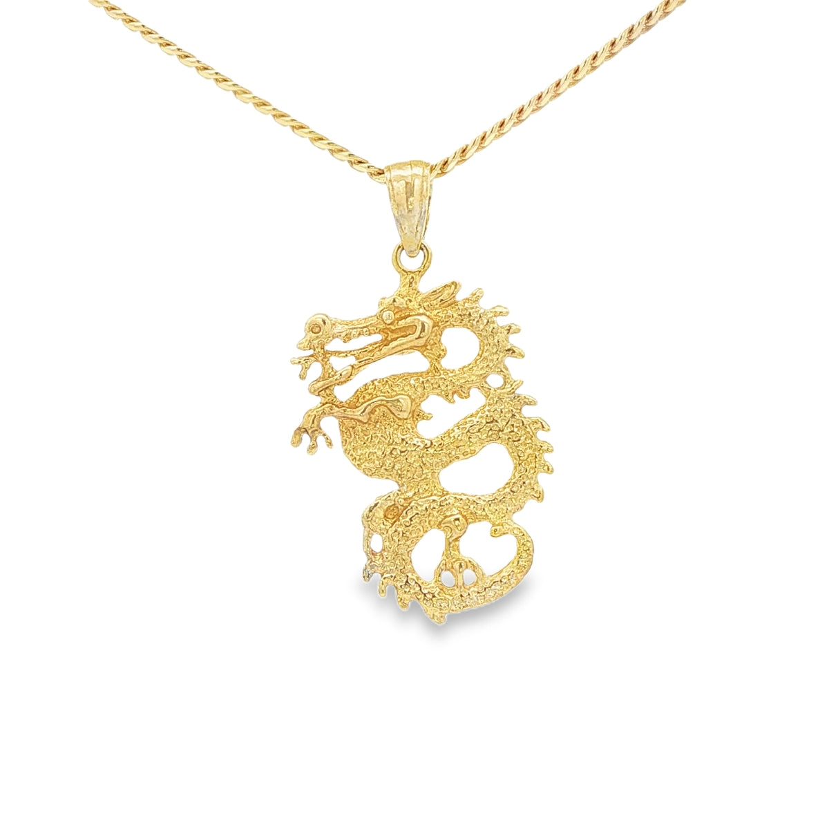 PENDANT 14K Dragon 3.0g 3D