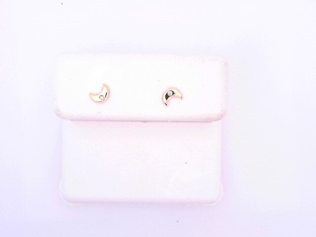 18 KARAT STUD EARRINGS WEIGHT: 0.5G : NATRUAL DIAM