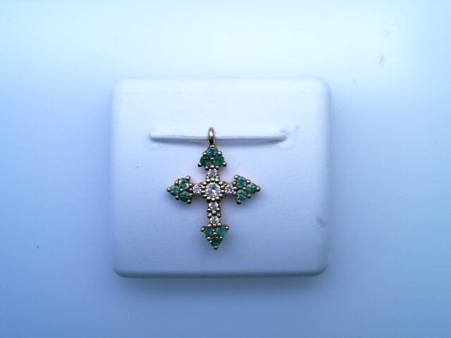 18K PENDENT E .36 D.16  WEIGHT: 1.3G
SIZE/ OTHER: