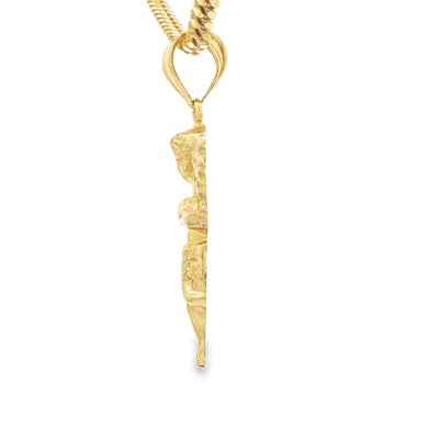 PENDANT 14KP 2.5G ANGEL DC ANGLE FLOATING