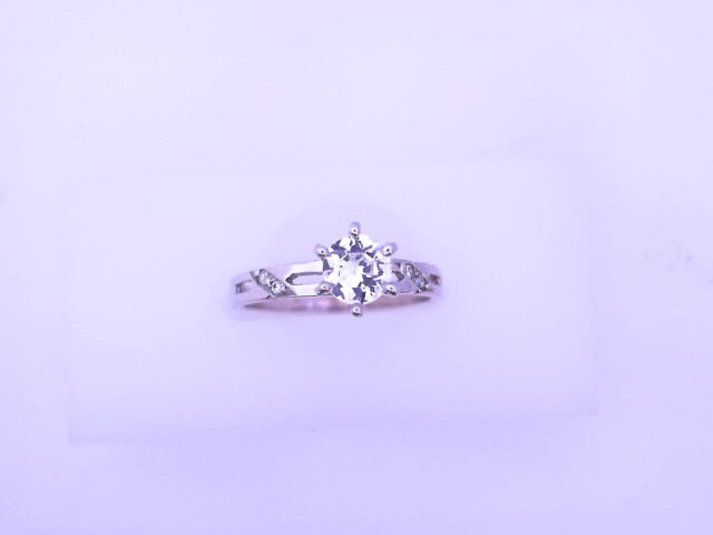 14 KARAT RING SIZE 7 WEIGHT: 2.4G
CZ SOLITAIRE RO