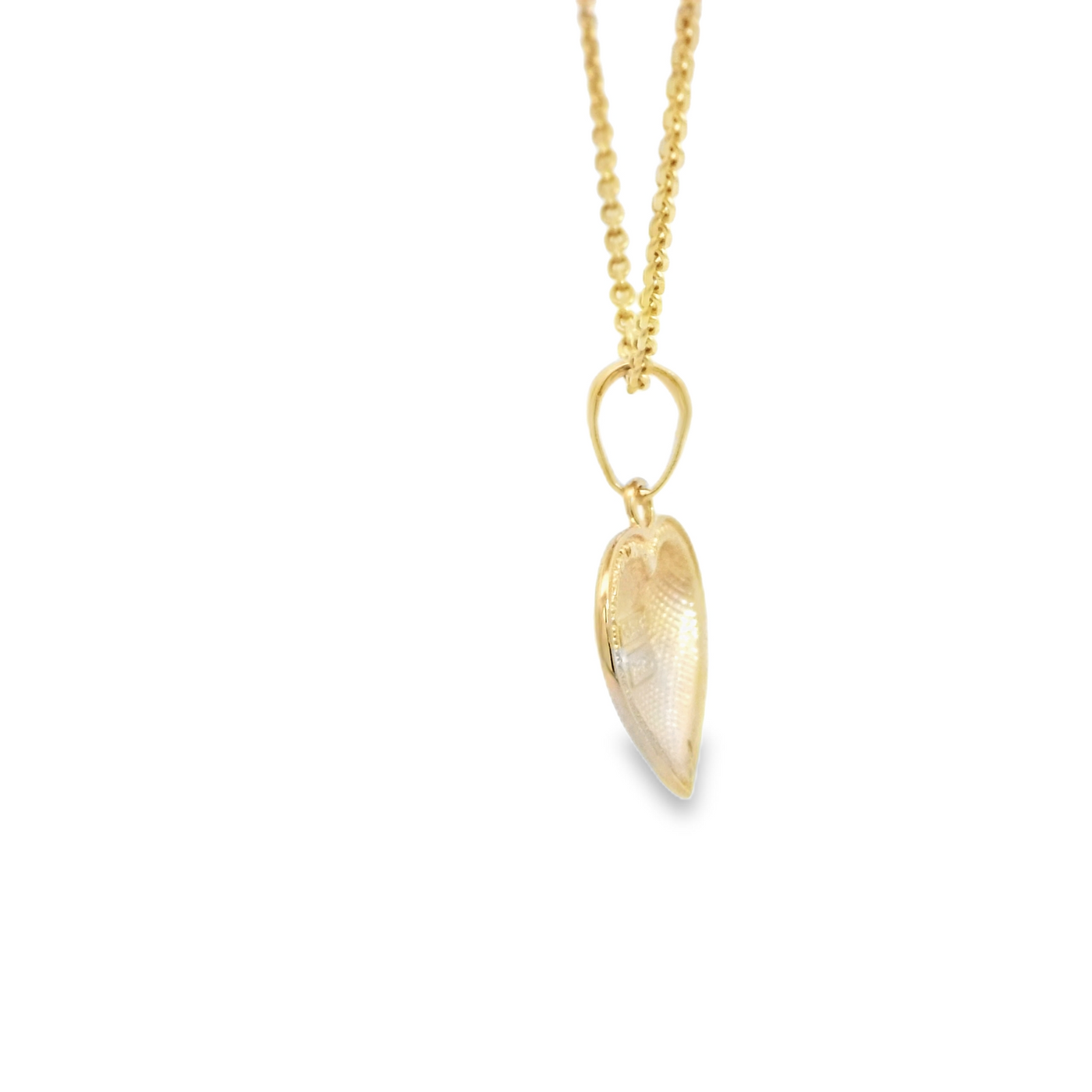 PENDANT 14K HEART HEART POLISHED