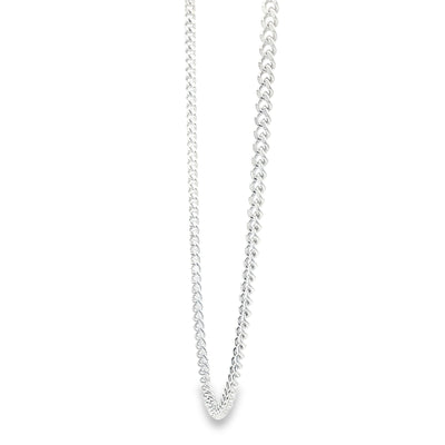 STERLING SILVER CUBAN MIAMI CHAIN