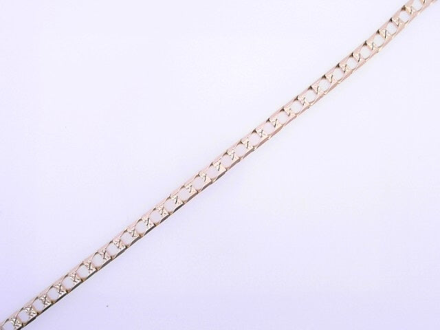 10 KARAT BRACELET LENGTH 7.5 WEIGHT: 5.3G : 3.8MM