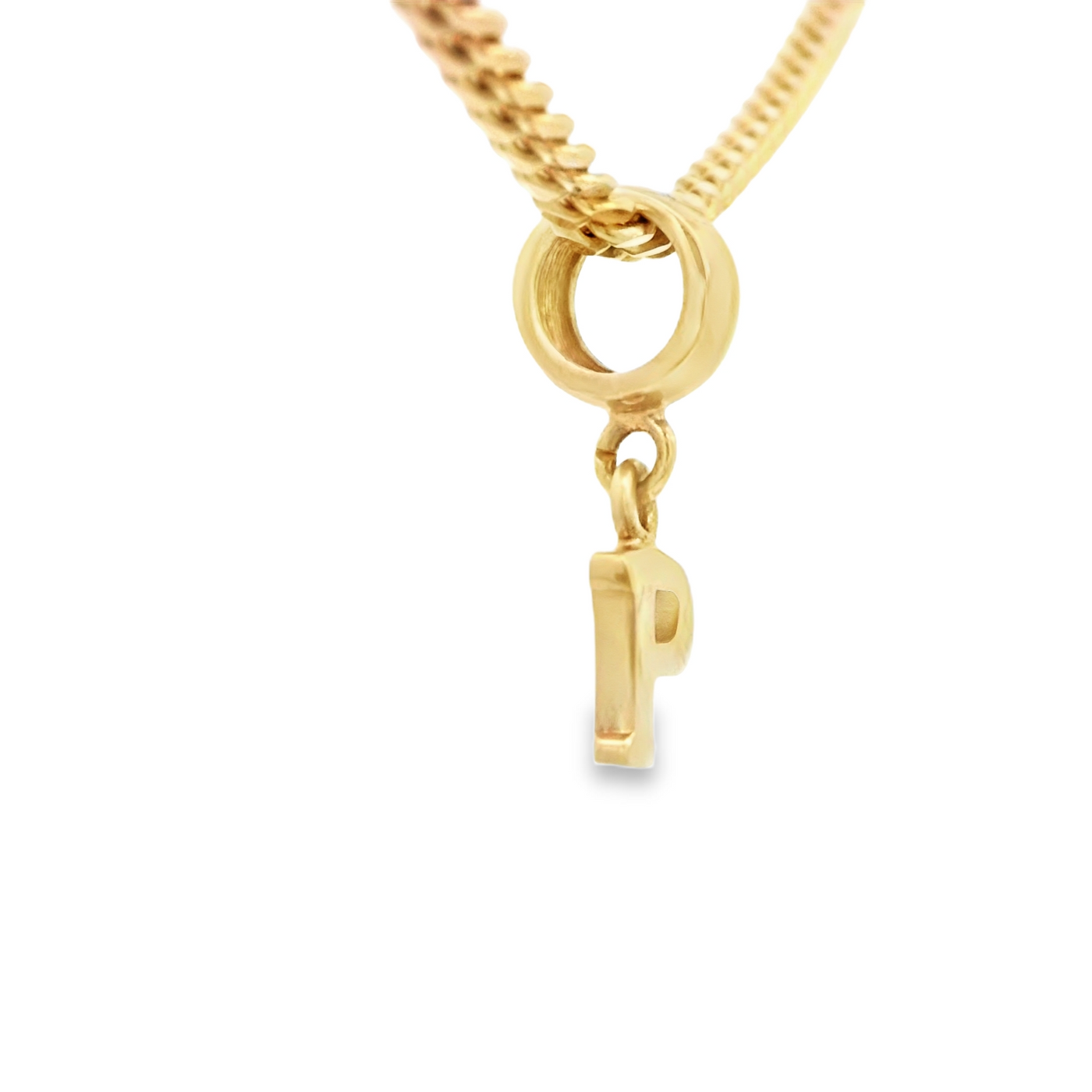 PENDANT 14K P Letter BailRing