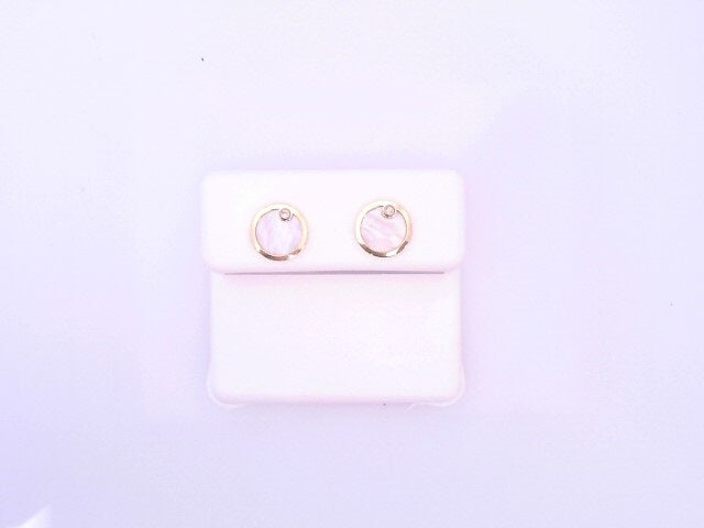 18 KARAT STUD EARRINGS WEIGHT: 0.5G : NATRUAL DIAM