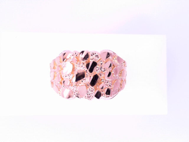 14 KARAT NUGGET RING SIZE 11 WEIGHT: 3.6G SIZE/ OT