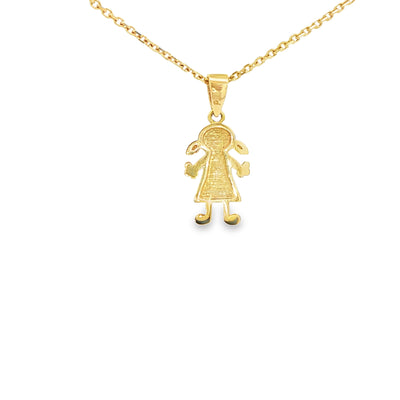 PENDANT 14KP PENDANT 2TONE GIRL