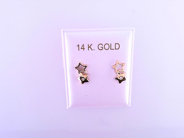 14 KARAT STUD EARRINGS WEIGHT: 0.2G
OWL