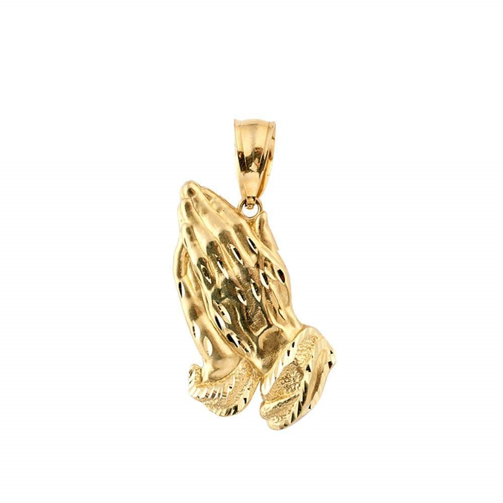 PENDANT 14K Praying 1.7g Hands