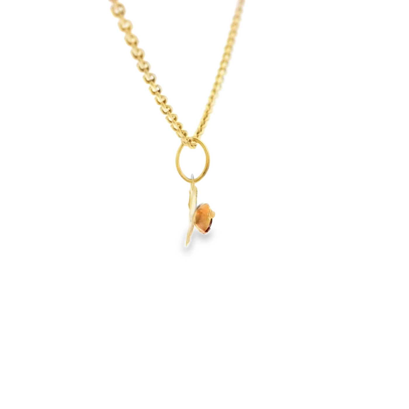 PENDANT 14K CZ Eyes Santa Lucia Colored
