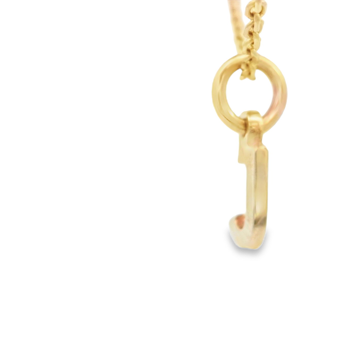 PENDANT 14K LETTER J TINY