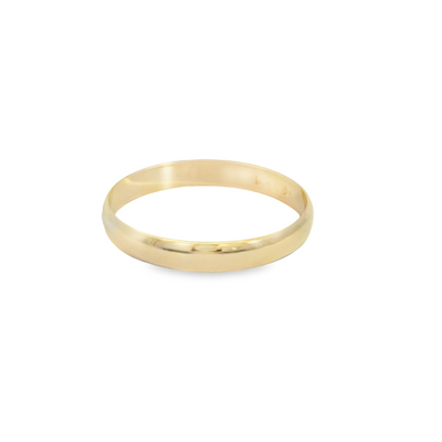 14K Wedding Band Size 8.75