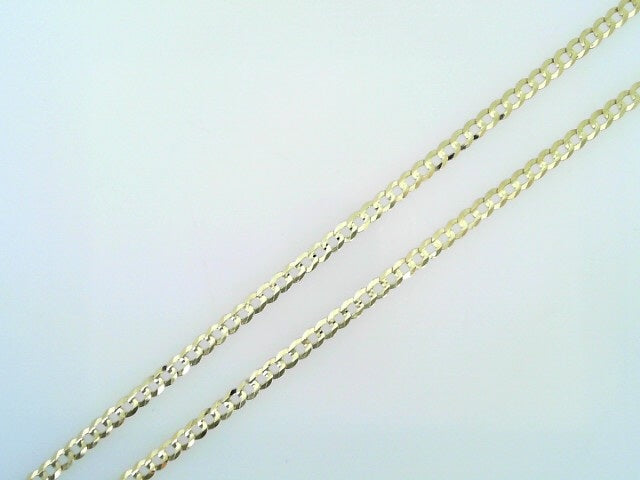 14 KARAT CUBAN ITALIAN CURB CHAIN LENGTH: 20 WEIGH