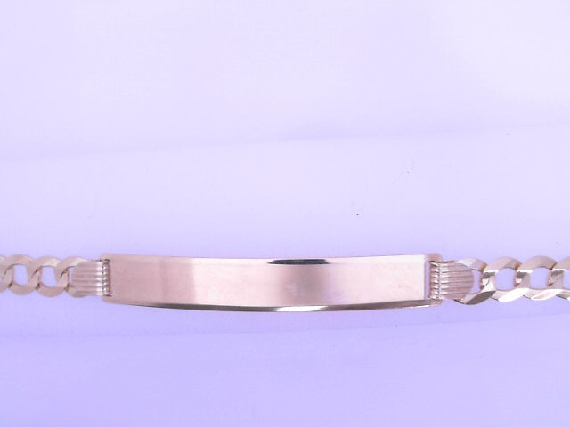 ID BRACELET 14 Karat Weight: 7.5G Length 7.25 Cuba