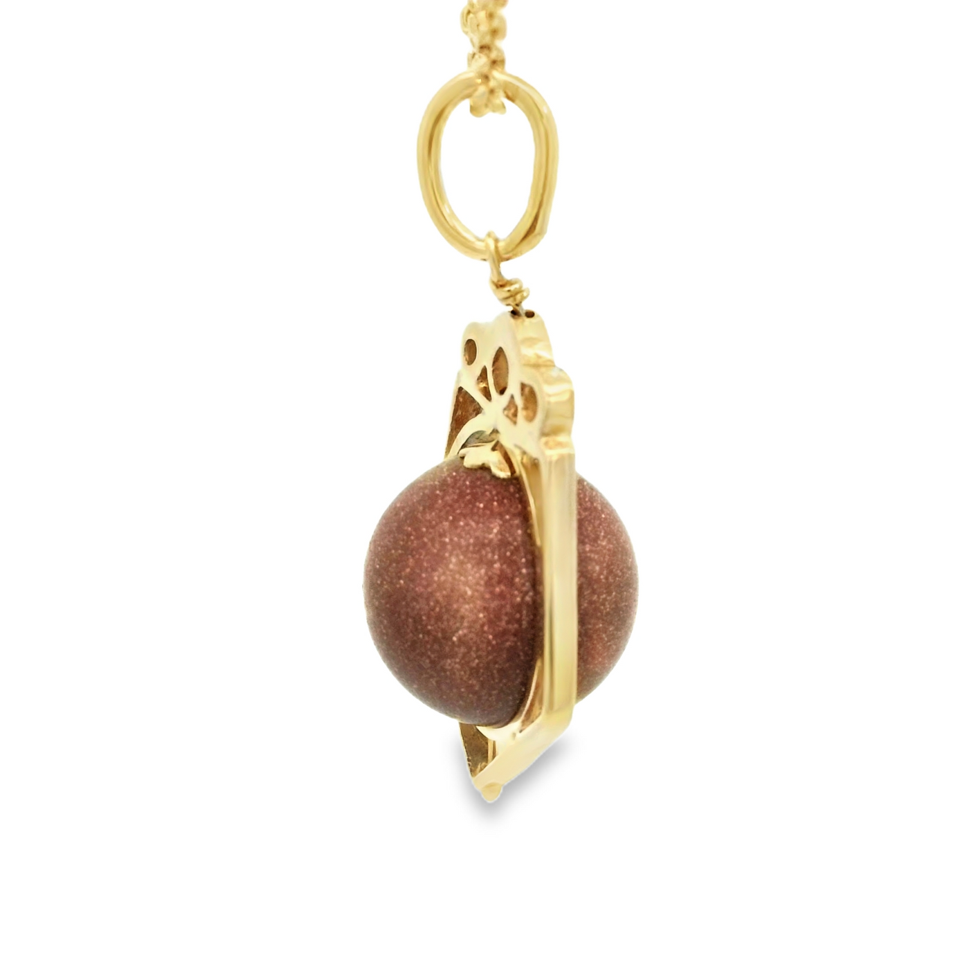 14K MOONSTONE PENDANT