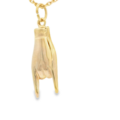 PENDANT 14K HANG LOSE HAND