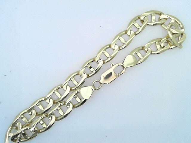 14 KARAT MARINER BRACELET LENGTH 8 WEIGHT: 19.6G :