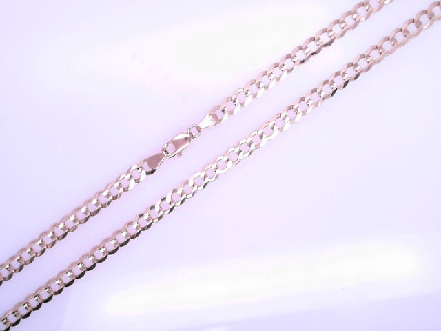 14 KARAT CUBAN ITALIAN CURB CHAIN LENGTH: 24
WEIG