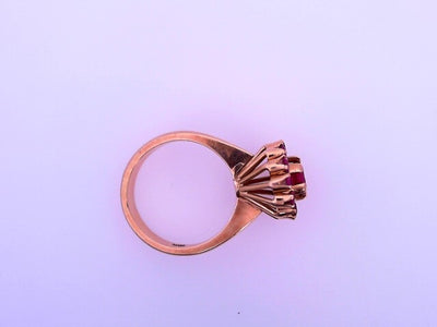 14 KARAT RING SIZE 6.25 WEIGHT: 4.7 : NATURAL SAPH