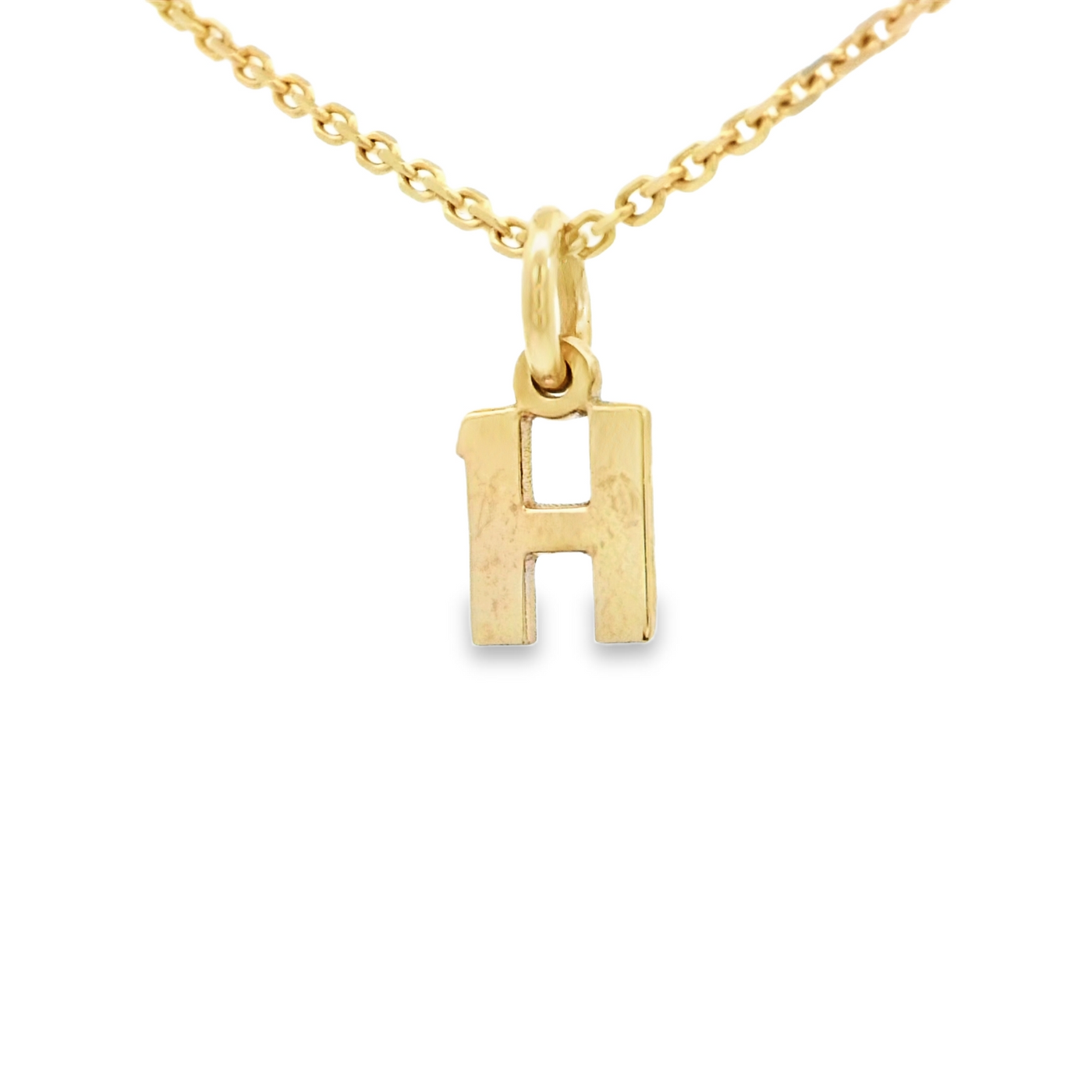 PENDANT 14K LETTER H