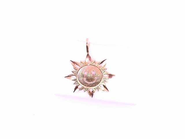 PENDANT 14K 1.2G PENDANT SUN SMILE