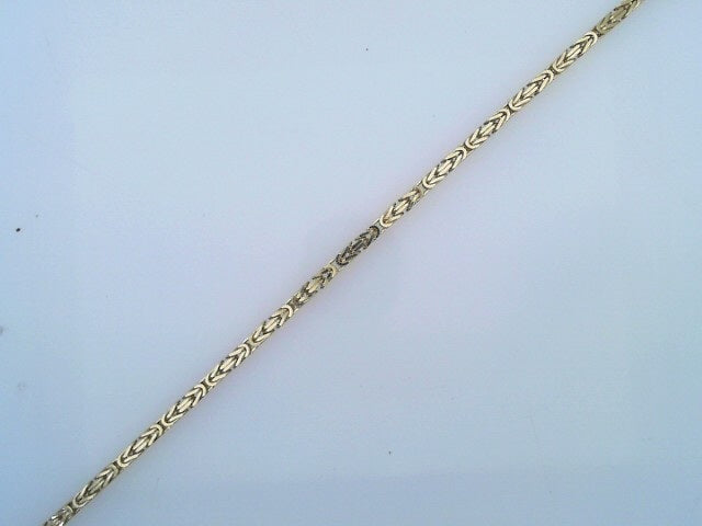14 KARAT BYZANTINE BRACELET LENGTH 7.5 WEIGHT: 5.9