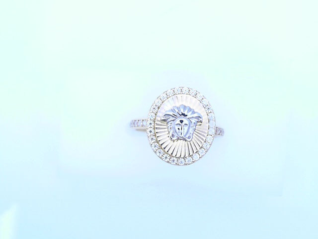 14 KARAT RING SIZE 7.75 WEIGHT: 2.8G
CZ MEDUSA FA