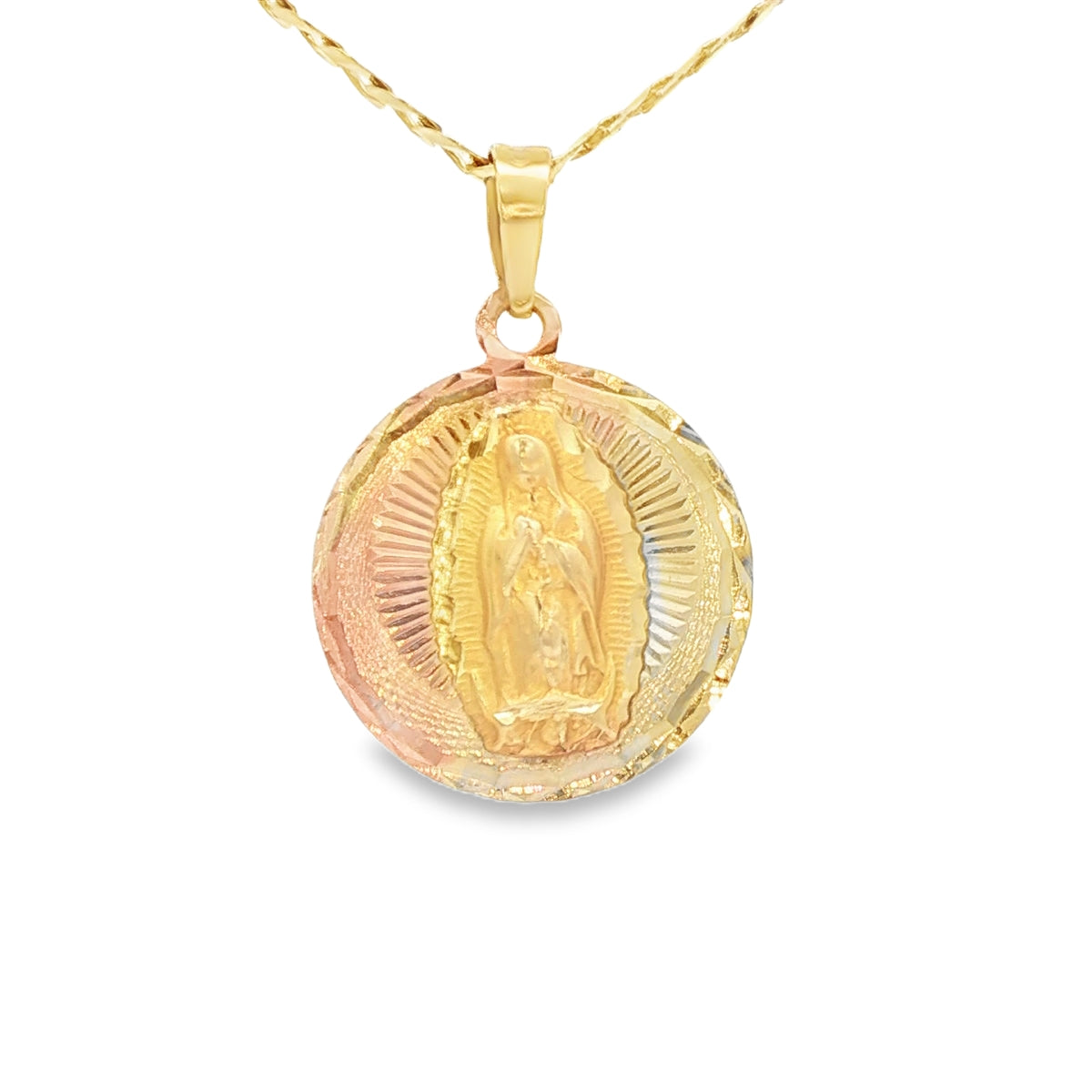 14 KARAT CHARM WEIGHT: 2.5 : GUADALUPE ROUND DC ST