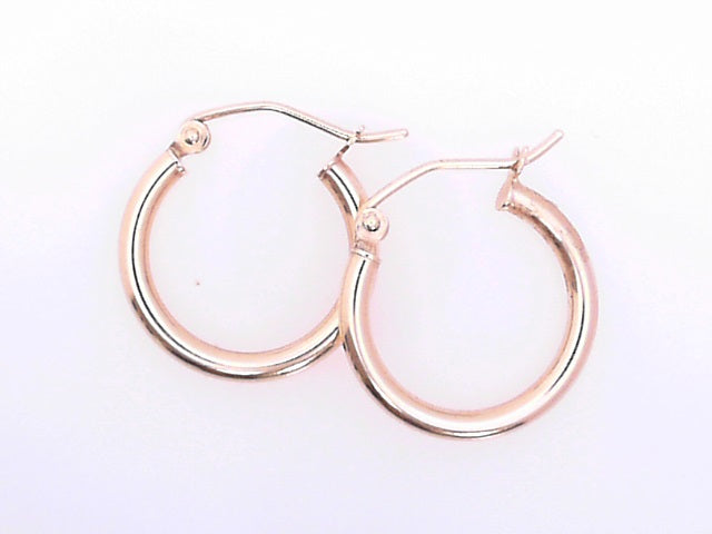 EARRING 14 KARAT SMALL HOOP EARRINGS WEIGHT: 1.0G