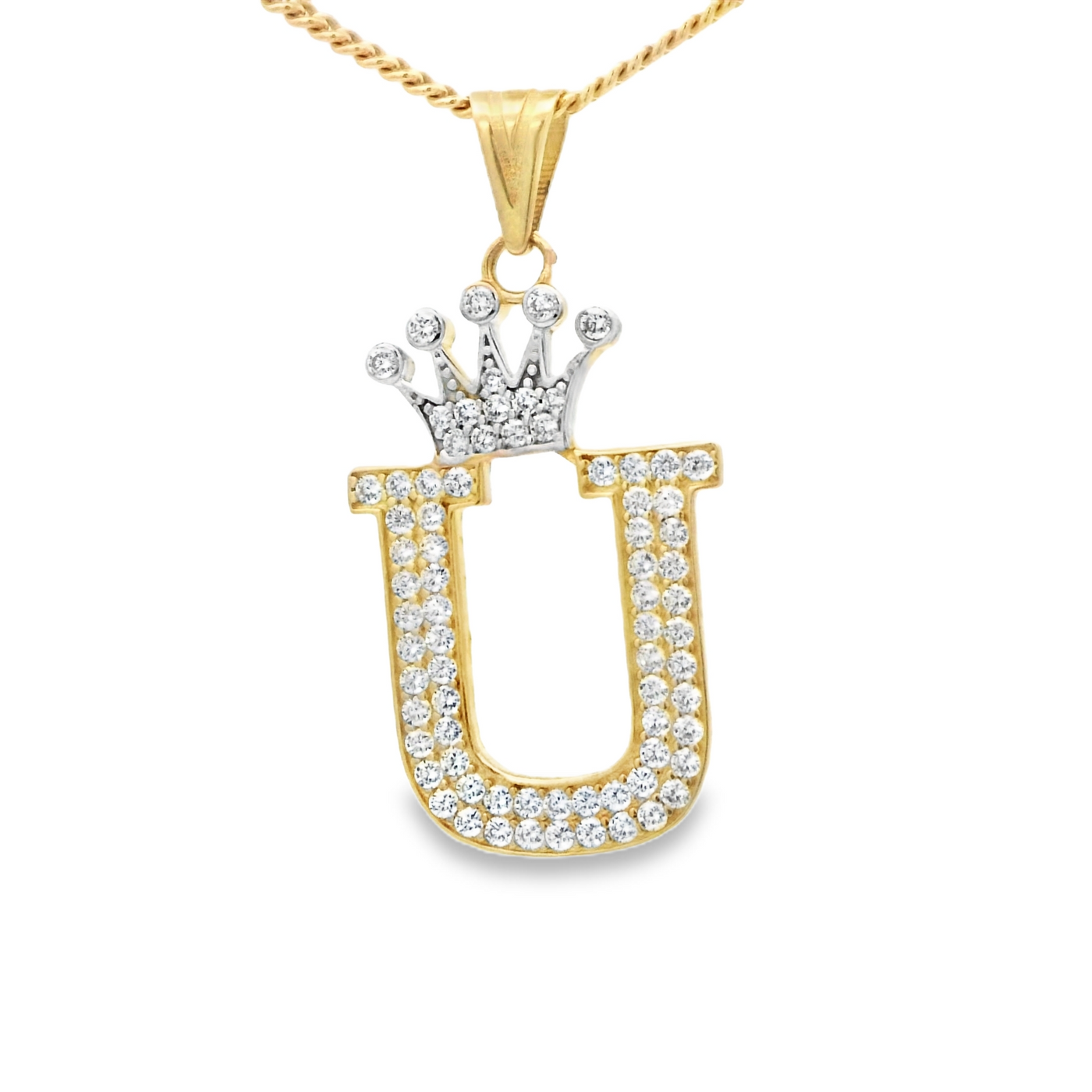 14KP U LTR CZ CROWN U LETTER