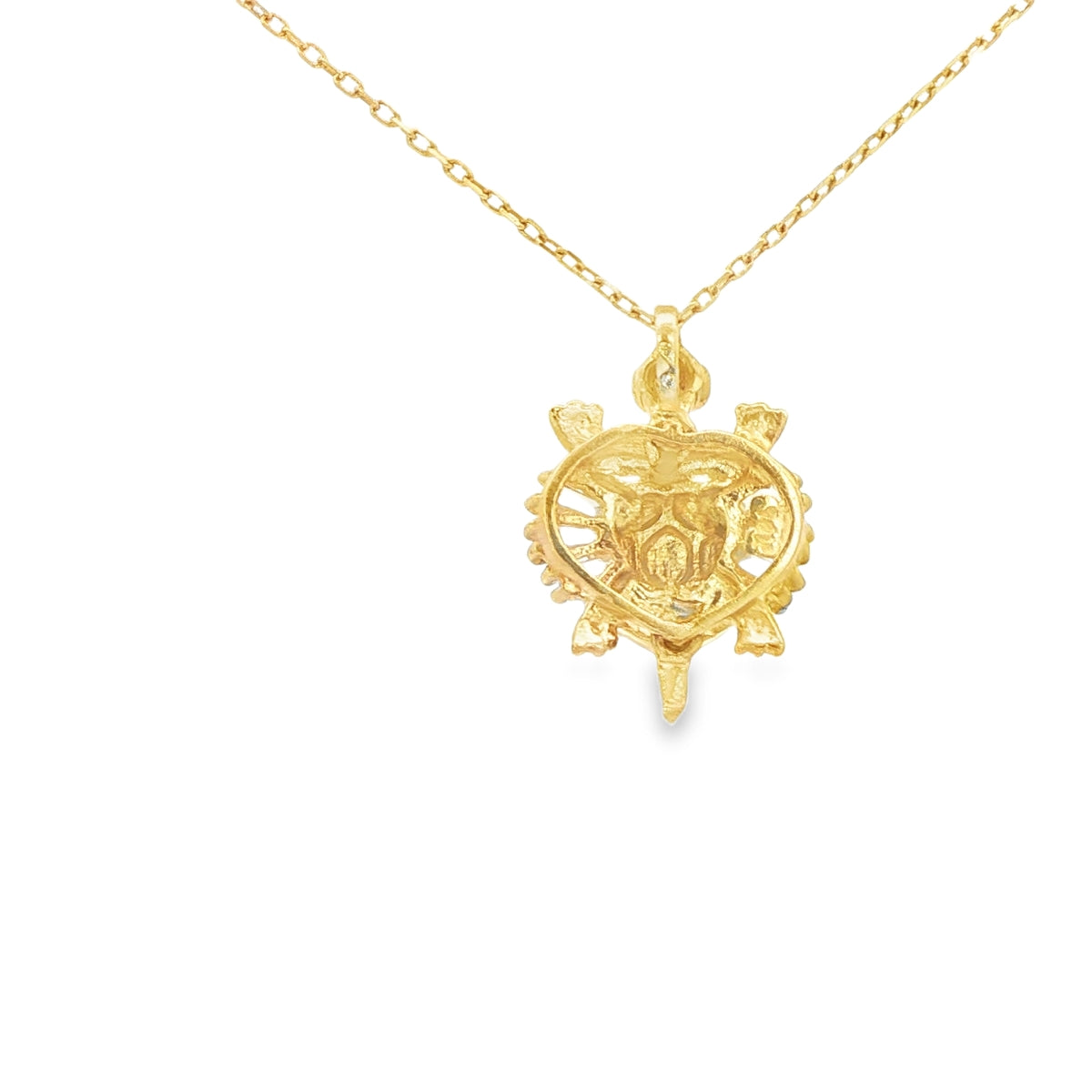 PENDANT 14K 2.9G Turtle 3col