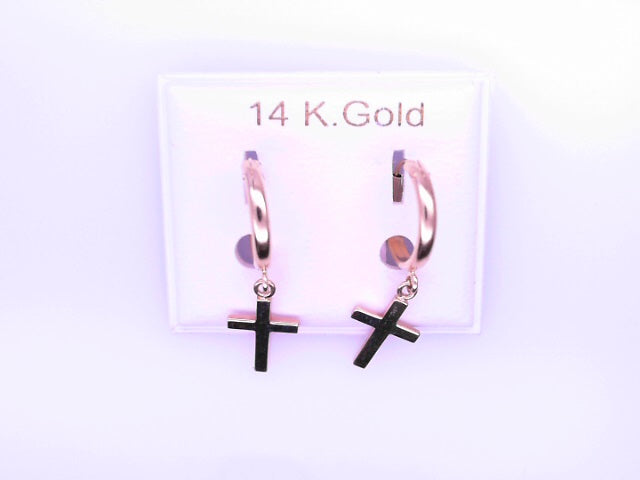 14 KARAT STUD EARRINGS WEIGHT: 0.8G : 5MM CZ CLEAR