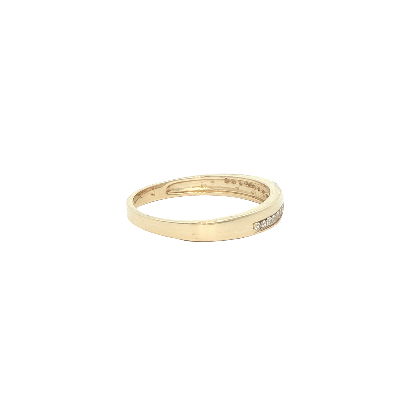 14 KARAT RING SIZE 6.75 WEIGHT: 2.0G : 2.8MM CZ HA