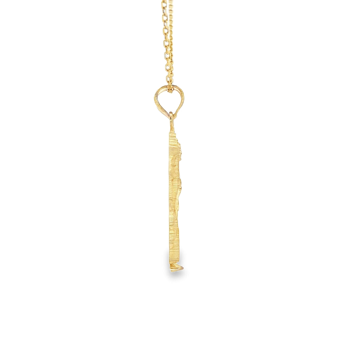 PENDANT 14K SAINT ST JUDE DC TEXTURE