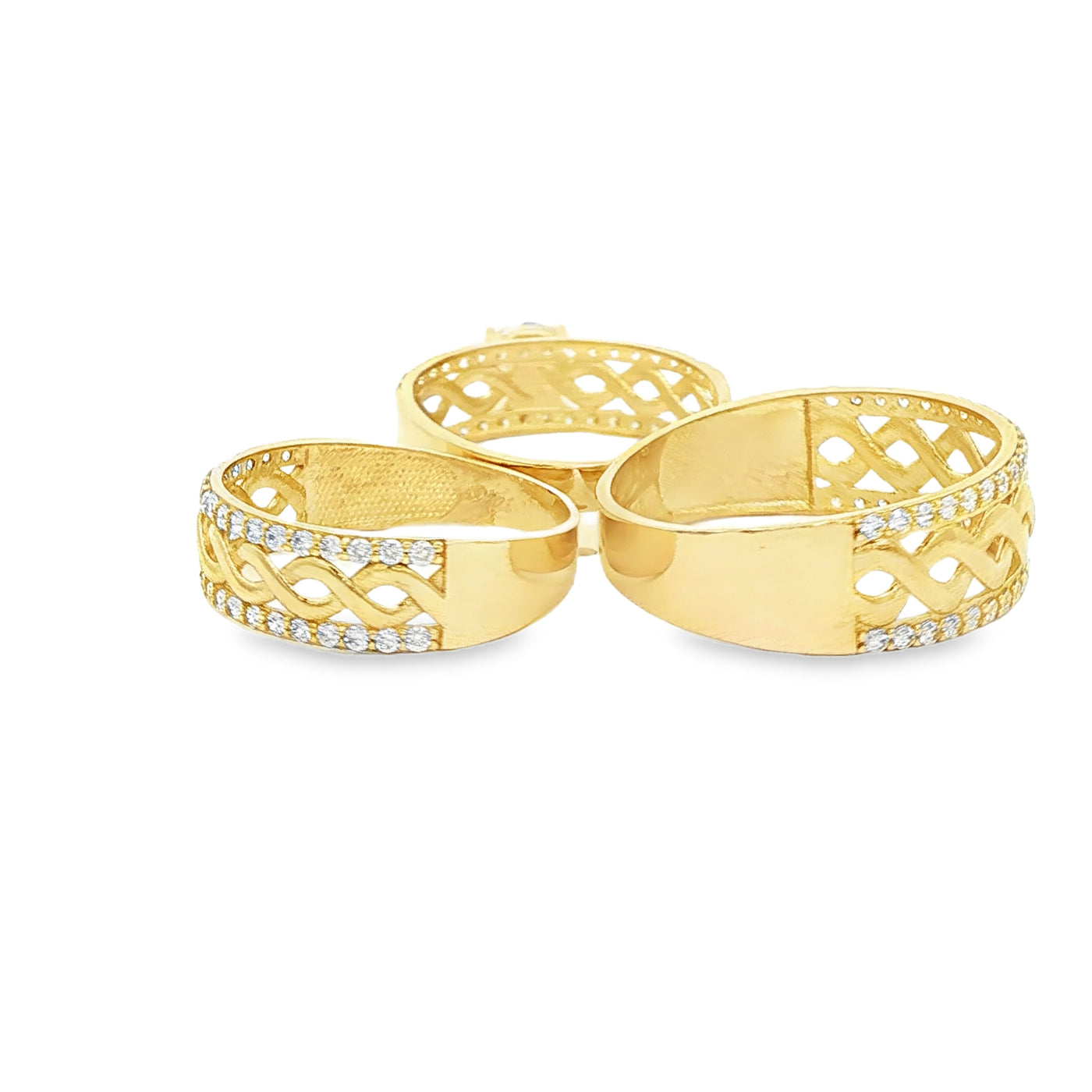 14 KARAT RING SIZE 7.75 WEIGHT: 2.6G : 6MM CZ SOLI